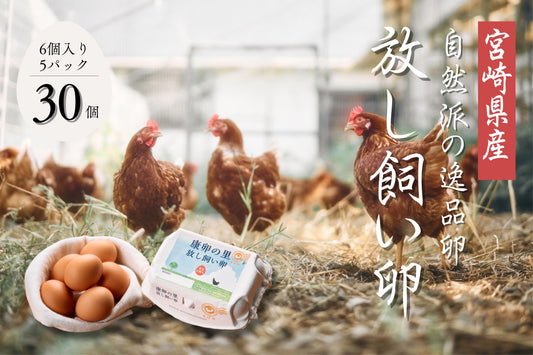 【限定生産】放し飼い卵　30個入